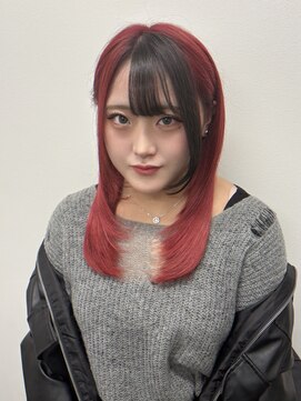 コタン(COTAN) 【COTAN nakaji】ブラック×レッド/デザインカラー/レイヤー