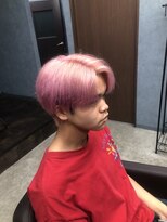 クレオ 福大通り店(CREO)&nbsp;センターパート×ピンクカラー