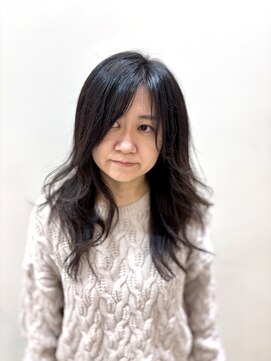ヘアーライズ 池袋東口店(hair RISE) オリーブ系トーンアップディタッチドカールレイヤー30代40代50代