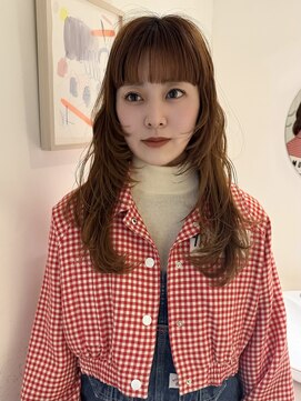 ヴィジョン(VISION) ほんのりオレンジなブラウンとレイヤーがかわいい