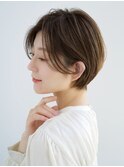 前髪なし大人ショートボブ30代40代50代 【AIN.表参道】川原大地