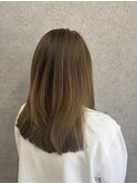 白髪ぼかし　　ベージュカラー