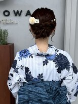 ルトワ(Lutowa)&nbsp;浴衣ヘア×ゆるアレンジで大人可愛い夏スタイル