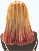 リトルカモジマ バイ ヴィーヴル(little kamojima by BIVRE)&nbsp;アッシュ～ピンクパープルグラデーションロブ　【表原　巧】