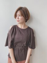 ラフ フロム ガーデン(Laf from GARDEN)&nbsp;加藤貴大30代40代人気　大人ナチュラルひし形ショートスタイル