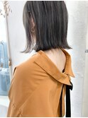 【nude仲井】切りっぱなしボブ/地毛風ダークアッシュ