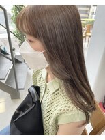 ヘアー アイス 御器所本店(HAIR ICI)&nbsp;透け感ベージュ