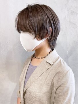 アイティーバイアルバム 藤沢店(IT by ALBUM) ショートウルフグレージュ_マッシュショート_ba337571