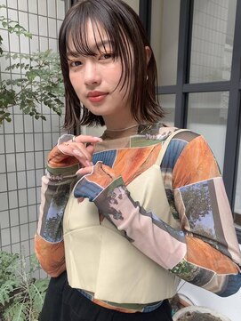 カグヤヒメ ドゥイ(kaguyahime doui) シースルーボブルフレイヤーカット