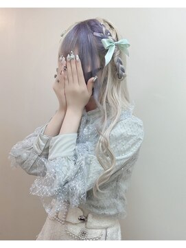 ディア(.eer) 編み込みわんちゃんヘア♪