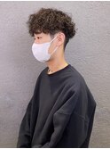 波巻きパーマ100%