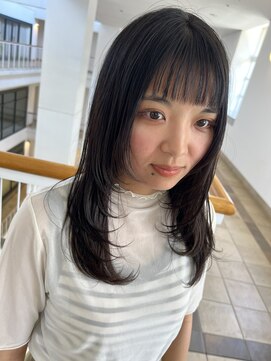 ビュートリアム 神戸(BEAUTRIUM) 顔周りレイヤー/レイヤーカット/セミロング/ロング/20代/30代