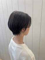 アドラーブル 万代店 (adorable)&nbsp;20代30代40代小顔ハンサムショートアッシュブルーブラック