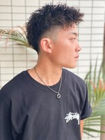 スウェル 船橋店(Swell)&nbsp;ハイライト/マッシュパーマ/ウルフ/波巻き/メンズ