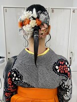 ネイロ 錦糸町(NeiRo)&nbsp;成人式卒業式着付ヘアセット　ポニーテールアレンジ