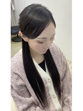 ヘイルジューシー(hail JUICY) ストレートハーフアップ