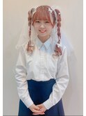 体育祭ヘアセット