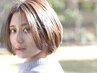 【上質な髪へ★】カット+ケアカラー+PREMIUMトリートメントエステ+前処理込