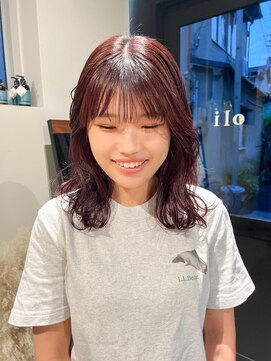 オリ(oli) ラベンダーレッドブラウン