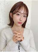 韓国ヘア レイヤーカット 顔まわりカット 前髪