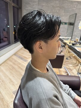 ファースト 仙台店(first) 仙台メンズカット　センターパートカルマヘア　ニュアンスパーマ