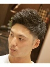 バーバースタイルズ 鈴鹿店 ツーブロック×アップバングショート <鈴鹿> <理容室>