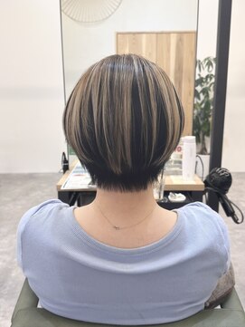 トリニティ 本厚木(trinity) 太めスライシングハイライトホワイトミルクティー本厚木