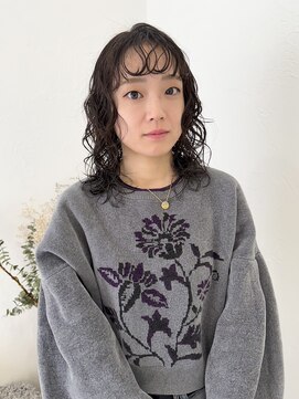 ナジック(749) ウルフカット×くるくるパーマ