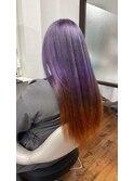 デザインカラー  紫×オレンジ