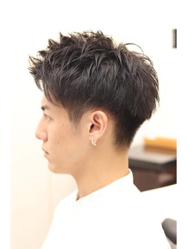 ヘアーアンドグルーミング ヨシザワインク(HAIR&GROOMING YOSHIZAWA Inc.) メンズビジネスショートアップバング好印象
