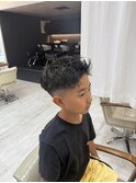 キッズカット/2ブロック/アップバング/尼崎