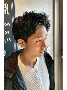 レプリカ 戸塚(Replica) メンズショート×アップバング