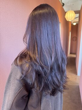 プロス(Pros) 表参道/ブリーチなし／レイヤーカット/ヘアセット