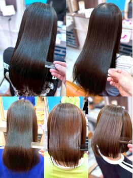 ジャム オードリー(Jam Audrey)の写真/【満足度No.1!髪質改善&酸性ストレート】JAMの縮毛矯正はカラー,ブリーチ,ダメージ毛の方でも施術OK