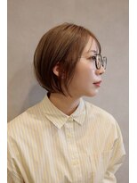 モネ 栄 久屋大通店(monet)&nbsp;ダブルカラーミルクティーベージュカラーブリーチショートボブ