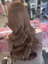 ペレ 渋谷(PELE) イメチェン/ピンクベージュ/アンブレラカラー/前髪/渋谷