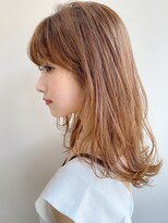 トゥーナ 表参道(tona)&nbsp;ミディアムレイヤー、外ハネボブ、グレージュ、脱白髪染め☆