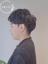 パーチ(perch) ナチュラル刈り上げ×丸みシルエットのメンズショート