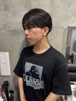 クロム(CHROM)&nbsp;黒髪マッシュ×縮毛矯正