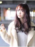 チェリーピンクとローレイヤーセミディ