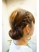 ヘアーサロン ポラリス(POLARIS)&nbsp;編み込みギブソンタック