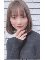 【米倉和寿】大人かわいい　小顔ワンレンボブ
