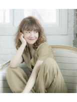 ロンド ストラーダ 心斎橋(Lond strada) セクションカラーペールベージュ