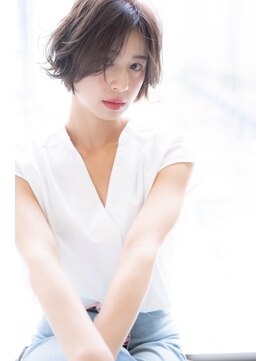 ビアンコ カーロ 二子新地店(Bianco caro) 前下がりショート×春パーマ◎30代40代50代