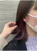インナーカラー×ピンク【茅ヶ崎】