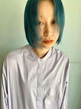 ガレージ バイ グリーン 原宿 表参道(Garage by green) 【loki】ボブ×顔回りレイヤー