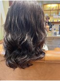 コテ巻き風パーマ
