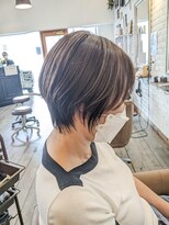 ルモ ヘアー 泉佐野ベイエリア店(Lumo hair) 定番クビレショートボブ