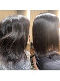 髪質改善ストレート