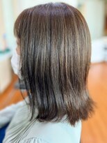 アークスヘアー&nbsp;透明感♪髪質改善カラー小顔艶感ミディグレージュハイライト